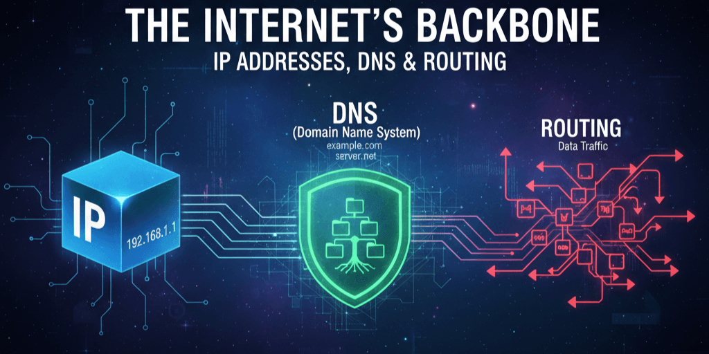 🌐 Understanding the Backbone of the Internet: IP Addresses, Domain Names System & Routing